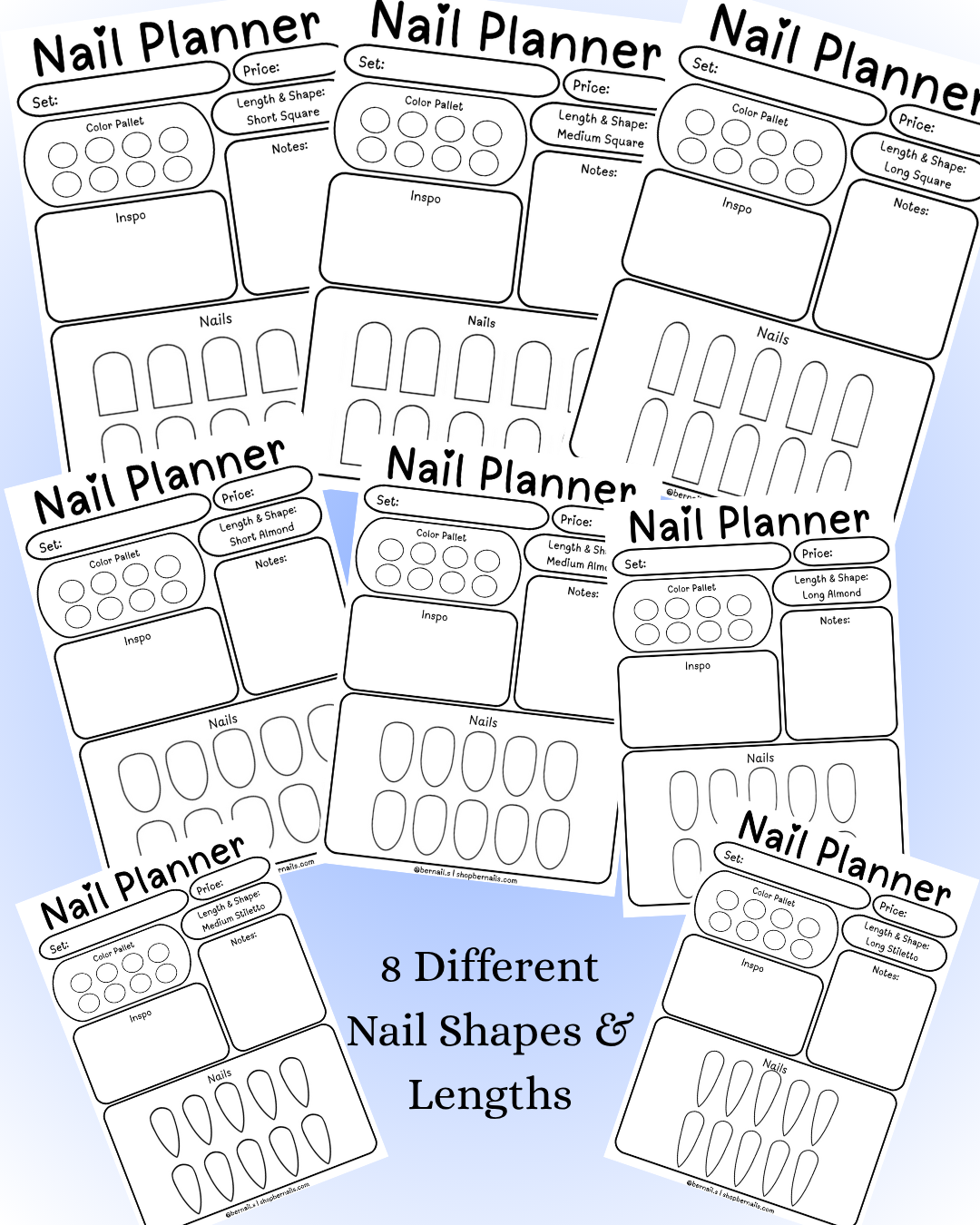 Digital Nail Planner