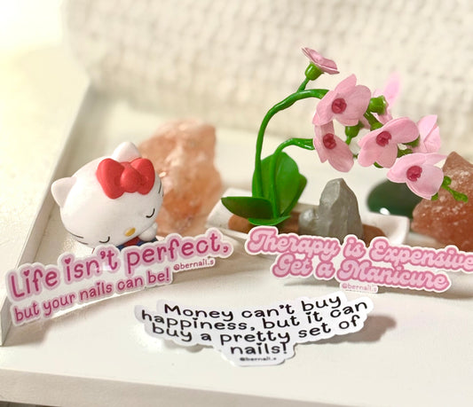 Nail Tech Stickers (Bundle of 3)